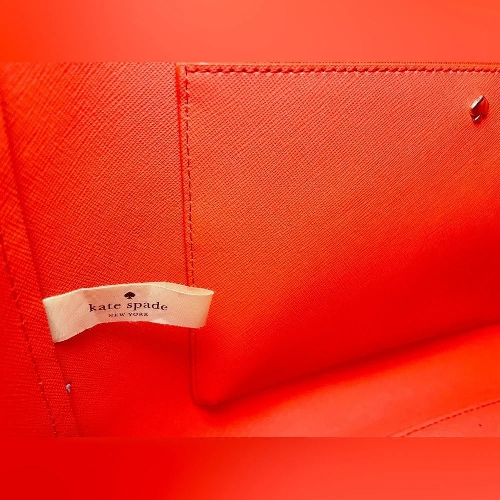 “Host Pick”KATE SPADE Cape Drive Hallie Tulip Pink/Bright Papaya Tote